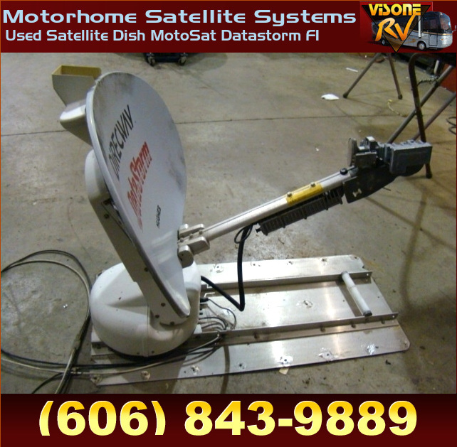 RV Electronics Used Satellite Dish MotoSat Datastorm F1 Motorhome Satellite Systems Used