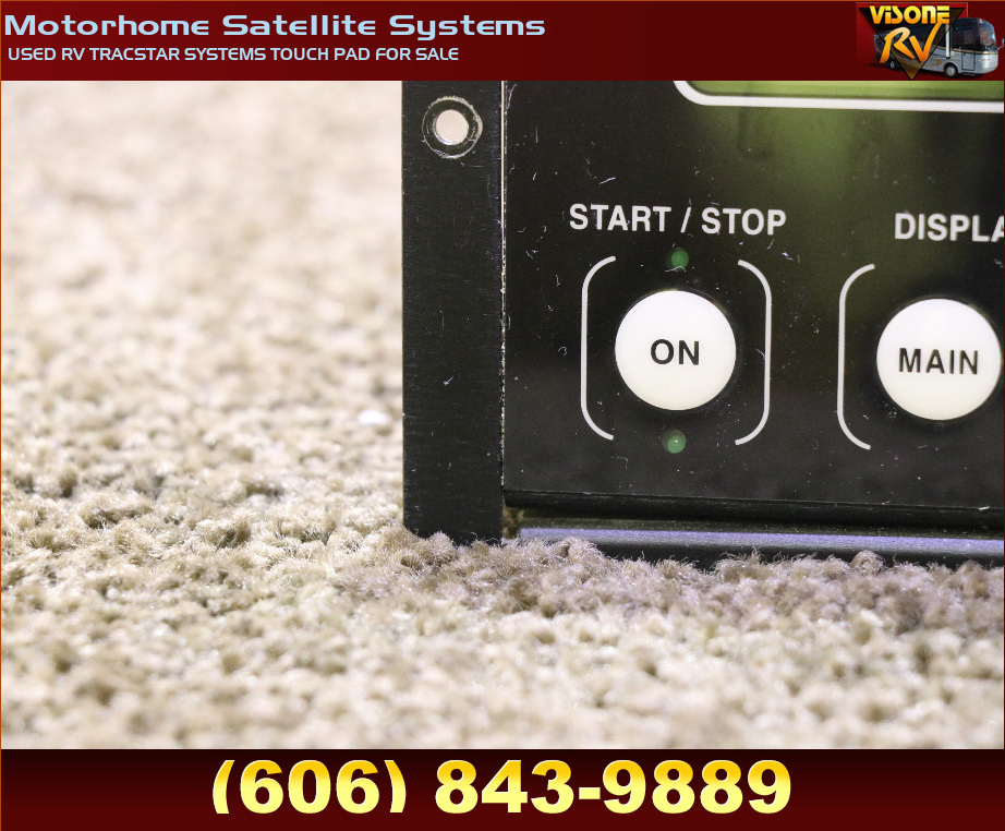 RV Electronics USED RV TRACSTAR SYSTEMS TOUCH PAD FOR SALE Motorhome