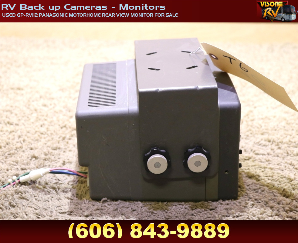 RV Electronics USED GPRV112 PANASONIC MOTORHOME REAR VIEW MONITOR FOR