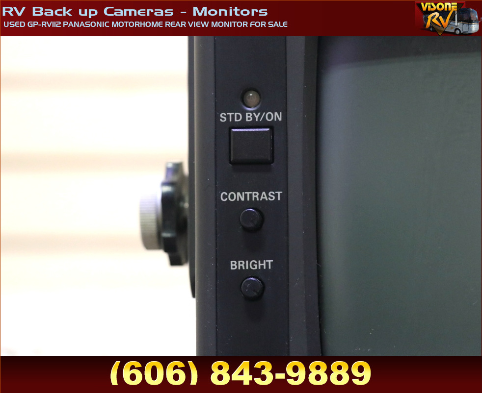 RV Electronics USED GPRV112 PANASONIC MOTORHOME REAR VIEW MONITOR FOR