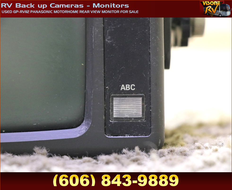 RV Electronics USED GPRV112 PANASONIC MOTORHOME REAR VIEW MONITOR FOR