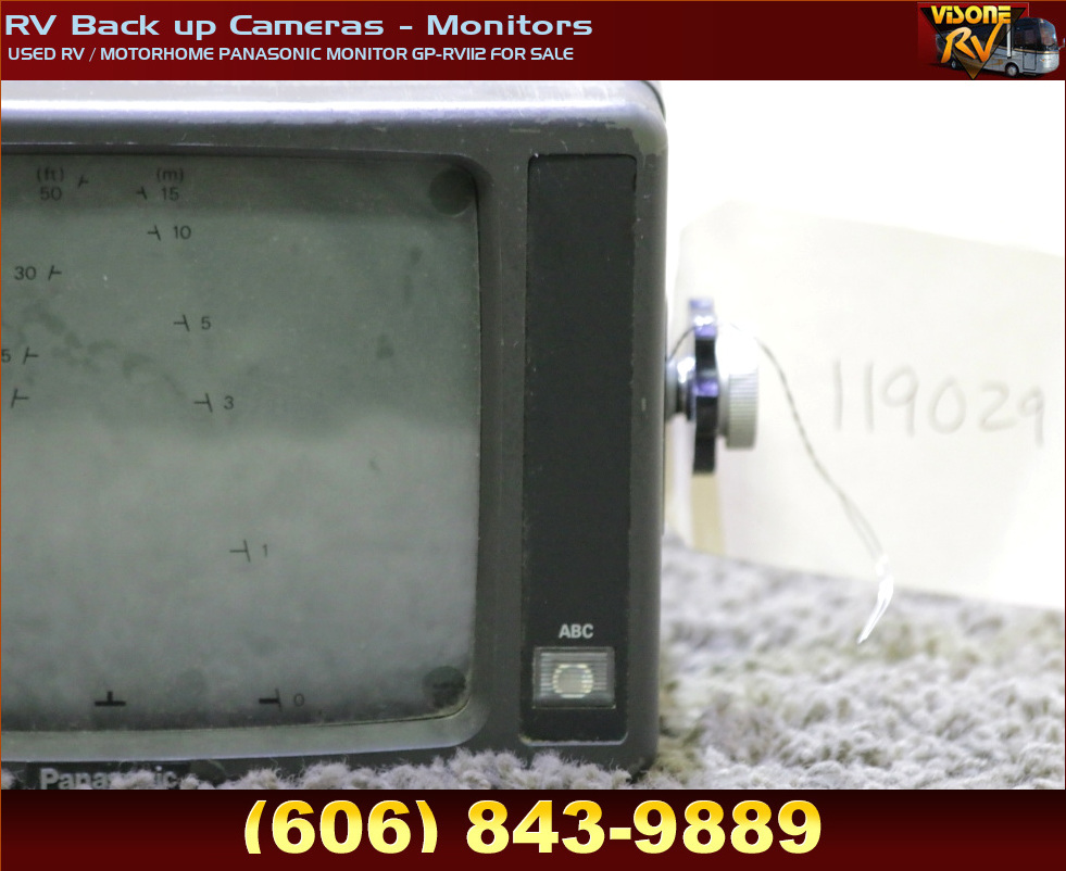 RV Electronics USED RV / MOTORHOME PANASONIC MONITOR GPRV112 FOR SALE