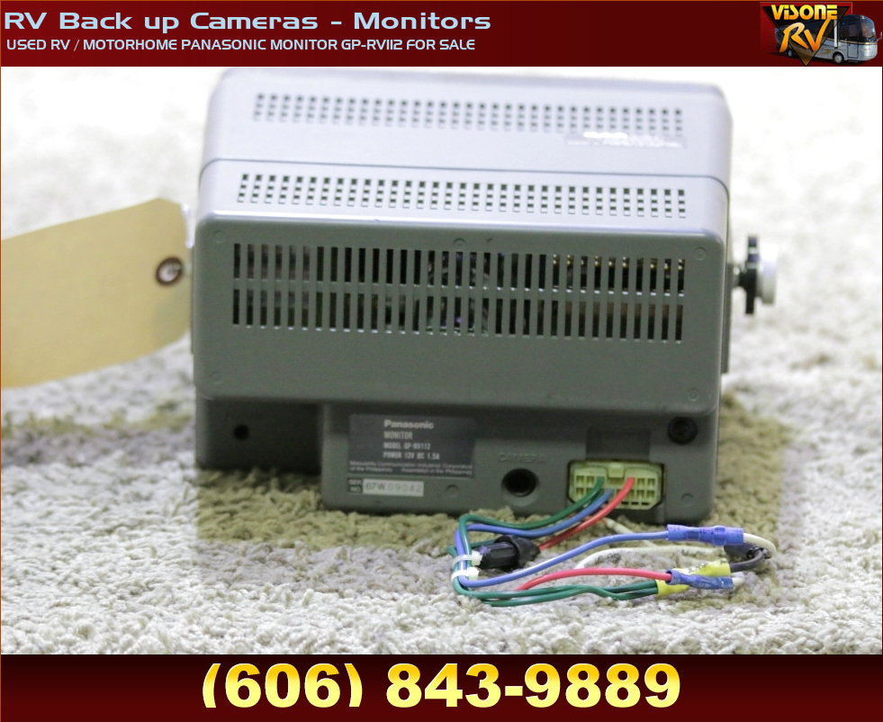 RV Electronics USED RV / MOTORHOME PANASONIC MONITOR GPRV112 FOR SALE