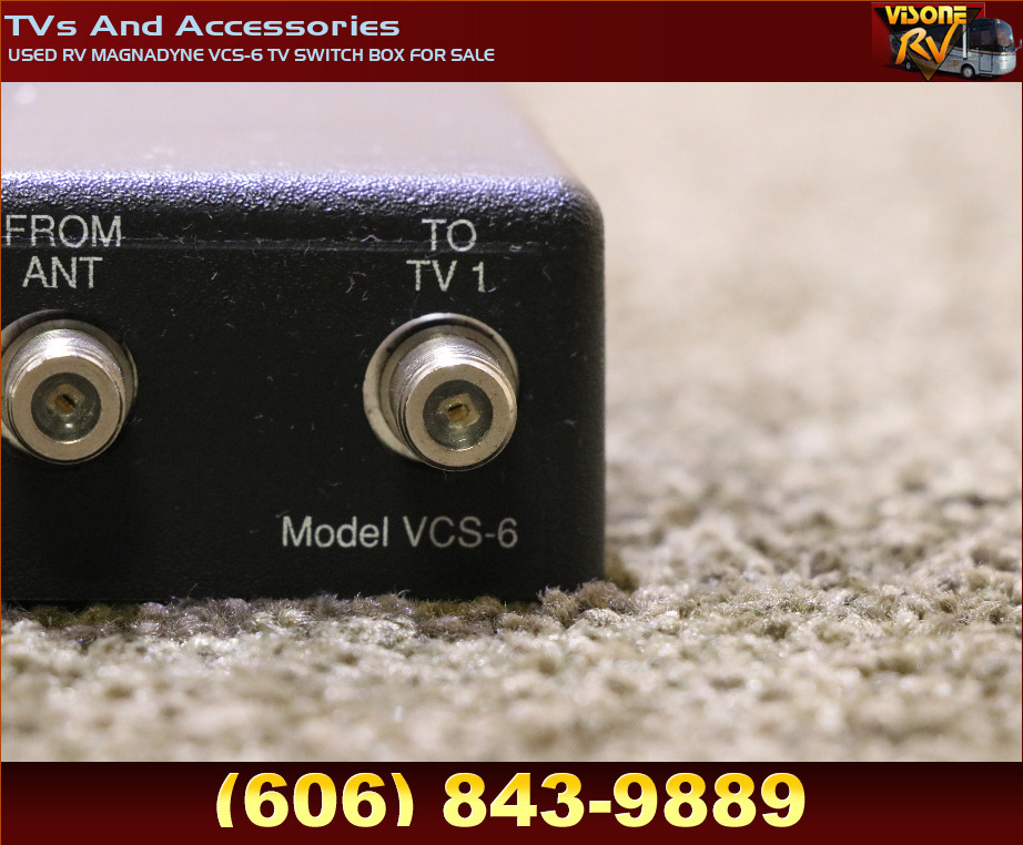 RV Electronics USED RV MAGNADYNE VCS6 TV SWITCH BOX FOR SALE TVs And