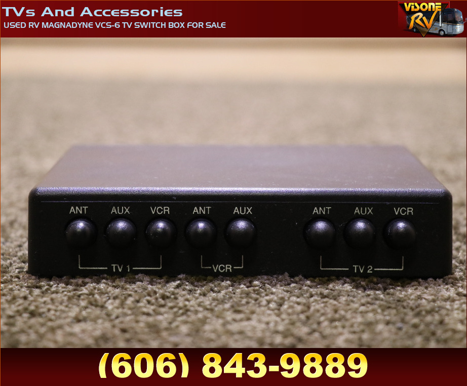 RV Electronics USED RV MAGNADYNE VCS6 TV SWITCH BOX FOR SALE TVs And