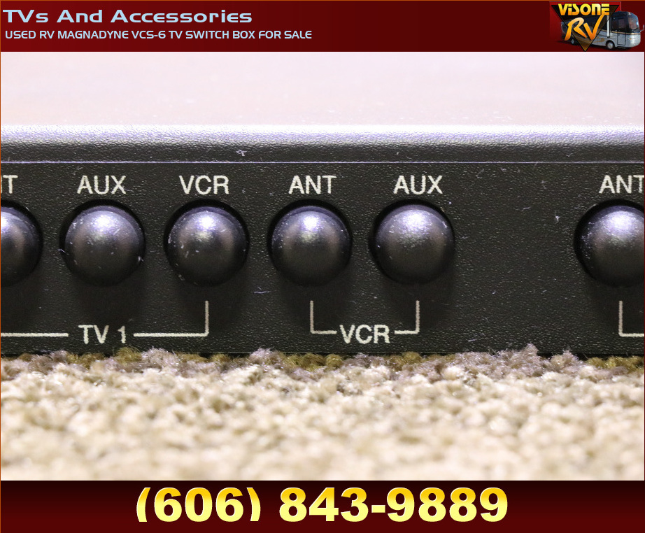 RV Electronics USED RV MAGNADYNE VCS6 TV SWITCH BOX FOR SALE TVs And