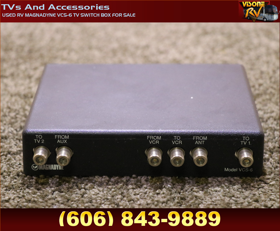 RV Electronics USED RV MAGNADYNE VCS6 TV SWITCH BOX FOR SALE TVs And