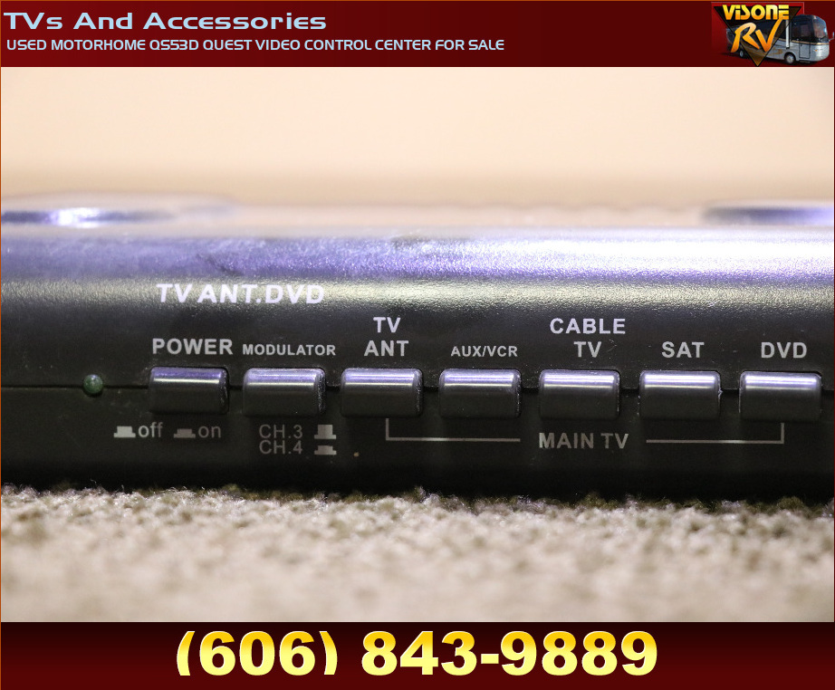 RV Electronics USED MOTORHOME QS53D QUEST VIDEO CONTROL CENTER FOR SALE