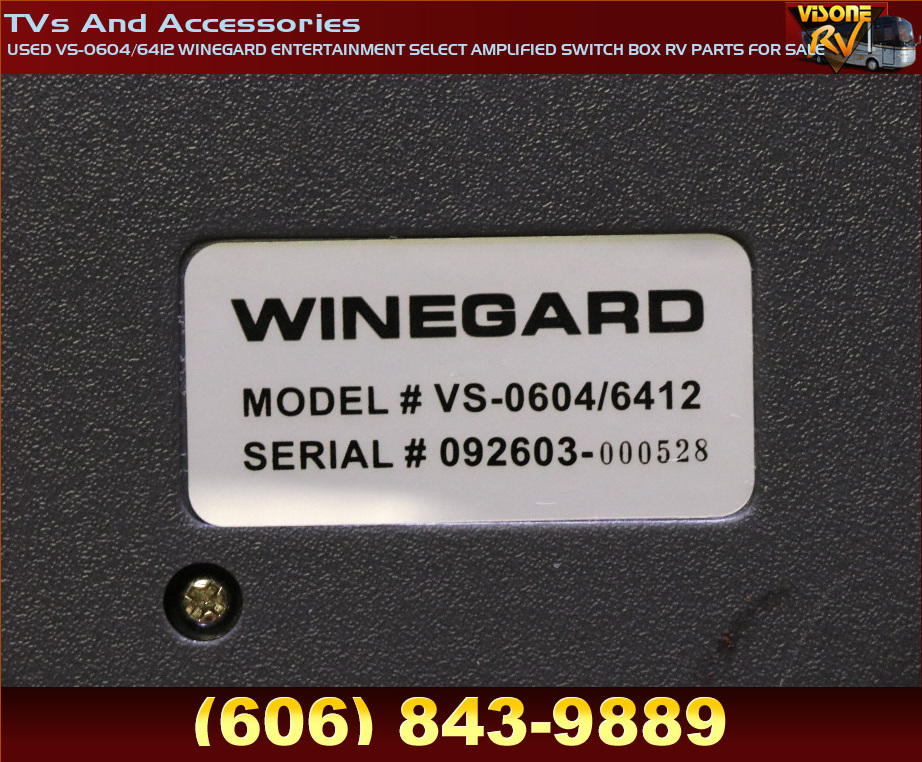 RV Electronics USED VS0604/6412 WINEGARD ENTERTAINMENT SELECT
