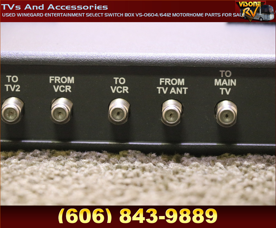 RV Electronics USED WINEGARD ENTERTAINMENT SELECT SWITCH BOX VS0604/