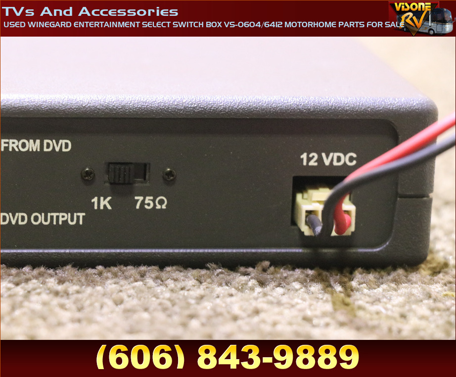 RV Electronics USED WINEGARD ENTERTAINMENT SELECT SWITCH BOX VS0604/
