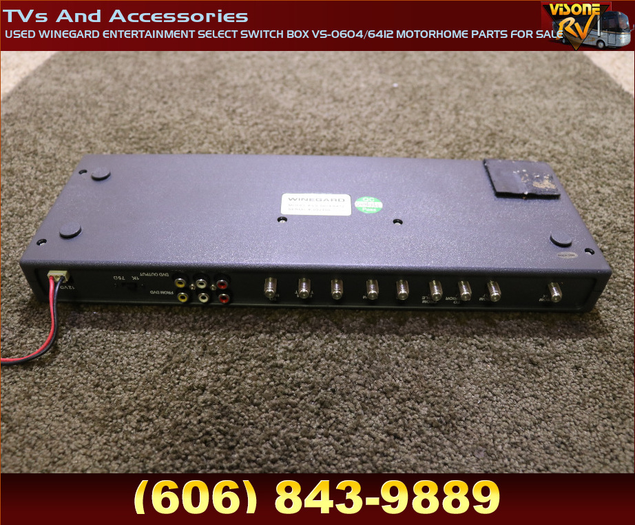 RV Electronics USED WINEGARD ENTERTAINMENT SELECT SWITCH BOX VS0604/
