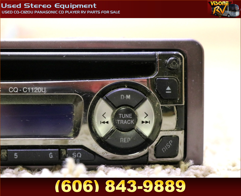 RV Electronics USED CQC1120U PANASONIC CD PLAYER RV PARTS FOR SALE