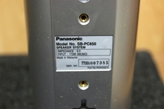 USED RV OR HOME AUDIO PANASONIC 5 PIECE SURROUND SOUND SYSTEM