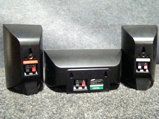 USED RV/MOTORHOME 3 PC. SAMSUNG SPEAKER SET (BLACK) FOR SALE