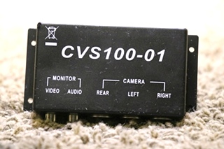USED MOTORHOME CVS100-01 CAMERA SWITCH BOX RV PARTS FOR SALE