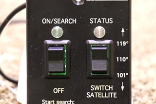 USED RV KING-DOME SATELLITE SWITCH PANEL FOR SALE