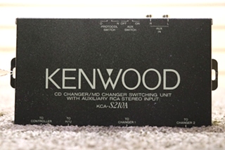 USED KENWOOD KCA-S210A CD CHANGER / MD CHANGER SWITCHING UNIT RV PARTS FOR SALE