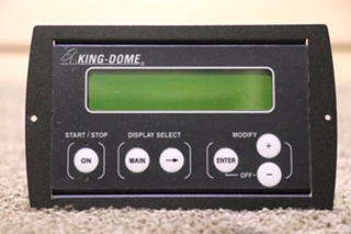 USED KING DOME SATELLITE TOUCH PAD RV/MOTORHOME PARTS FOR SALE