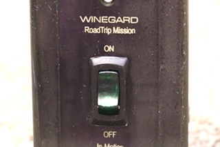USED RV WINEGARD ROADTRIP MISSION ON/OFF IN-MOTION SATELLTE SWITCH PANEL FOR SALE