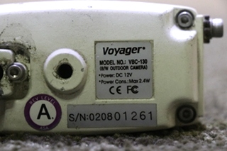 USED VOYAGER VBC-130 B/W OUTDOOR CAMERA RV PARTS FOR SALE