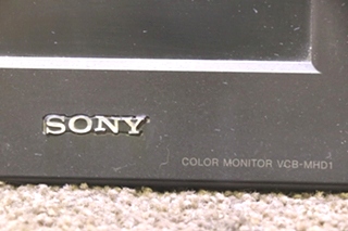 USED SONY VCB-MHD1 COLOR MONITOR MOTORHOME PARTS FOR SALE