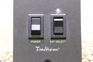 USED TRACVISION 02-1236-01 SWITCH PANEL RV PARTS FOR SALE