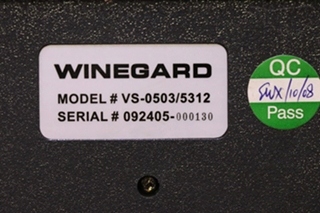USED RV/MOTORHOME VS-0503/5312 WINEGARD ENTERTAINMENT SELECT SWITCH BOX FOR SALE