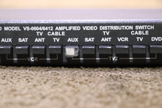 USED WINEGARD AMPLIFIED VIDEO DISTRIBUTION SWITCH VS-0604/6412 RV/MOTORHOME PARTS FOR SALE