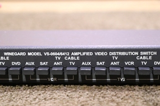 USED RV VS-0604-6412 WINEGARD AMPLIFIED VIDEO DISTRIBUTION SWITCH FOR SALE