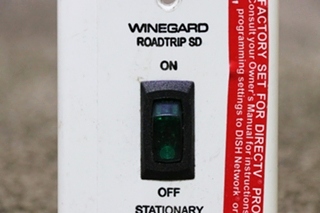 USED RV/MOTORHOME WINEGARD ROADTRIP SD ON/OFF SWITCH PANEL FOR SALE