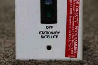 USED RV/MOTORHOME WINEGARD ROADTRIP SD ON/OFF SWITCH PANEL FOR SALE