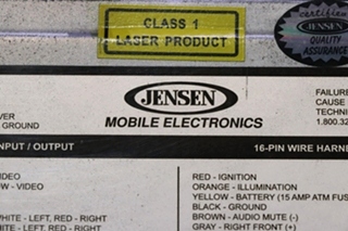 USED RV/MOTORHOME JENSEN NAVIGATION MULTIMEDIA RECEIVER VM9424 FOR SALE