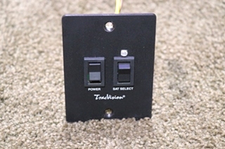 USED 02-1236-01 TRACVISION SWITCH PANEL RV PARTS FOR SALE