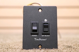 USED 02-1236-01 TRACVISION SWITCH PANEL RV PARTS FOR SALE