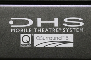 USED DHS MOBILE THEATRE SYSTEM QSOUND 5.1 MTSAMP-04 RV/MOTORHOME PARTS FOR SALE