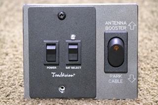 USED TRACVISION SATELLITE / ANTENNA BOOSTER / PARK CABLE SWITCH PANEL MOTORHOME PARTS FOR SALE