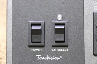 USED TRACVISION SATELLITE / ANTENNA BOOSTER / PARK CABLE SWITCH PANEL MOTORHOME PARTS FOR SALE