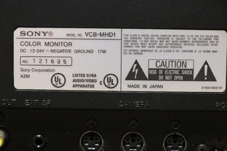 USED VCB-MHD1 SONY COLOR MONITOR