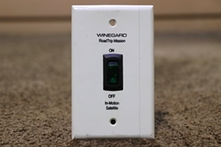 USED WINEGARD ROADTRIP MISSION  IN-MOTION SATELLITE ON/OFF SWITCH PANEL