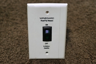 USED WINEGARD ROADTRIP MISSION  IN-MOTION SATELLITE ON/OFF SWITCH PANEL