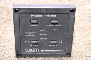 USED MOTORIZED ANTENNA SENSAR BY WINEGARD SWITCH PANEL