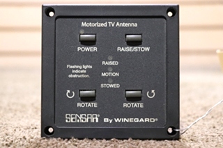 USED MOTORIZED ANTENNA SENSAR BY WINEGARD SWITCH PANEL