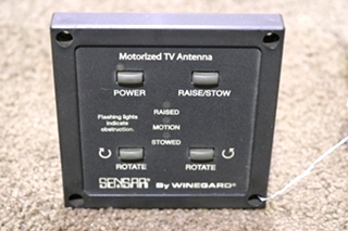 USED MOTORIZED ANTENNA SENSAR BY WINEGARD SWITCH PANEL